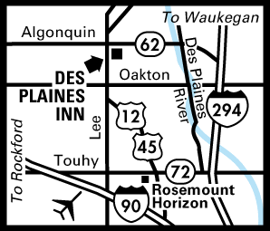 Best Western - Des Plaines Map